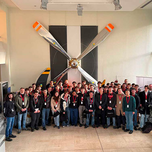 Les étudiants de BUT GMP chez Ratier-Collins Aerospace